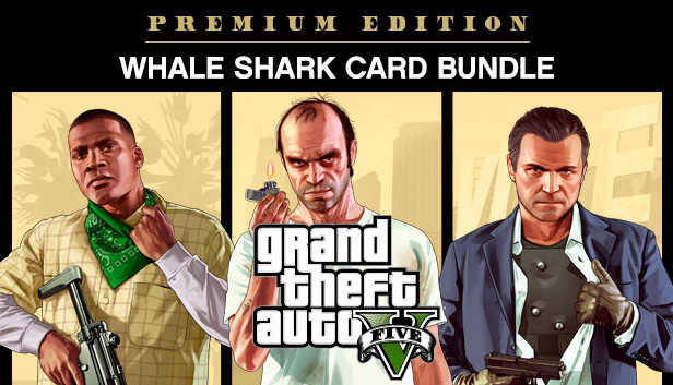 GRAND THEFT AUTO V: PREMIUM ONLINE EDITION & Whale Shark Card Bundle