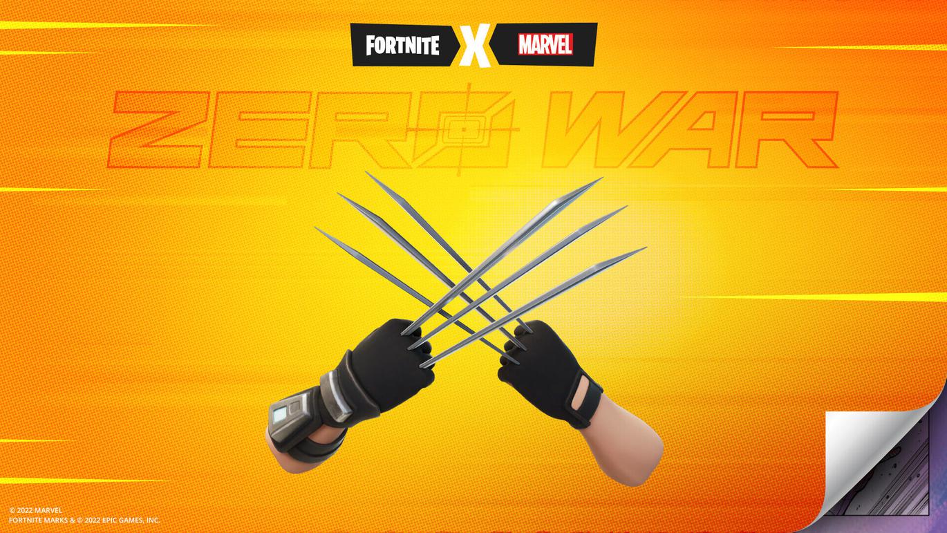 Fortnite x Marvel: Wolverine Adamantium Claws Pickaxe