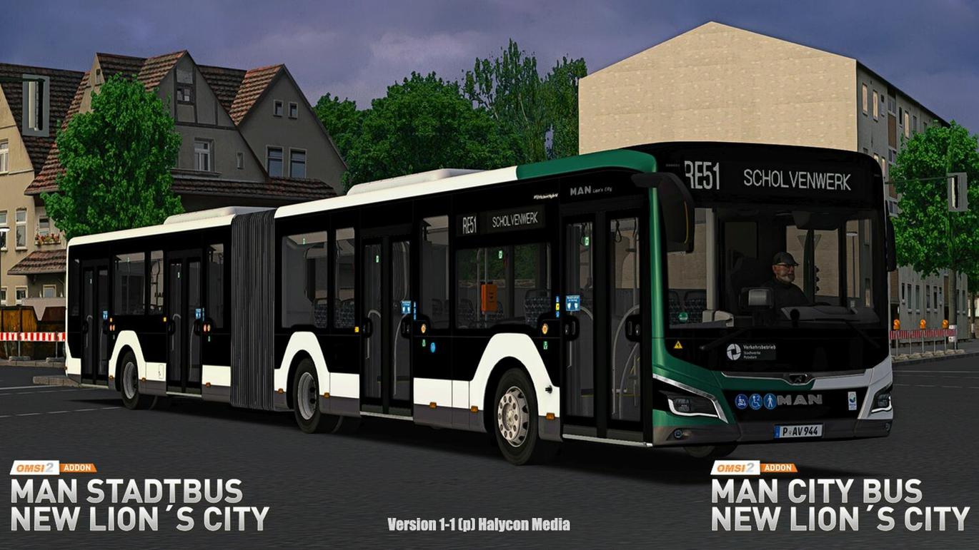 OMSI 2 Add-on MAN Stadtbus New Lion's City OMSI 2 Add-on MAN Stadtbus New Lion's City