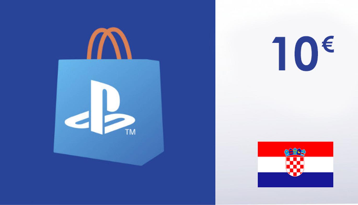 PlayStation Network Gift Card 10 EUR PSN Croatia